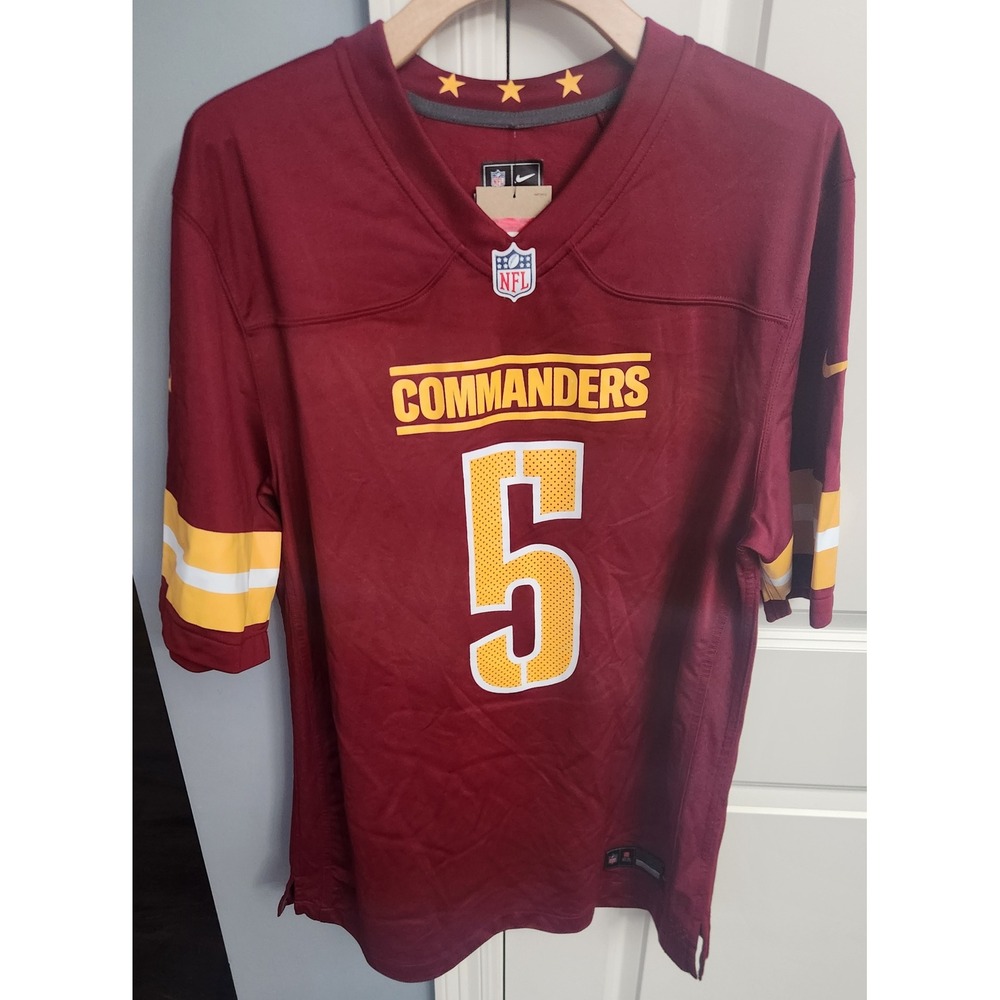 Nike Jayden Daniels Washington Commanders NFL Jersey Mens Large Burgundy 5 New